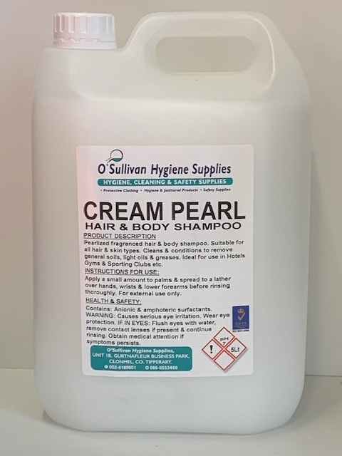 5 Litre Cream Pearl Shower Gel